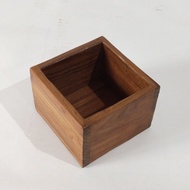 Teak Box Small Storage 8.5x8.5xH6 cm