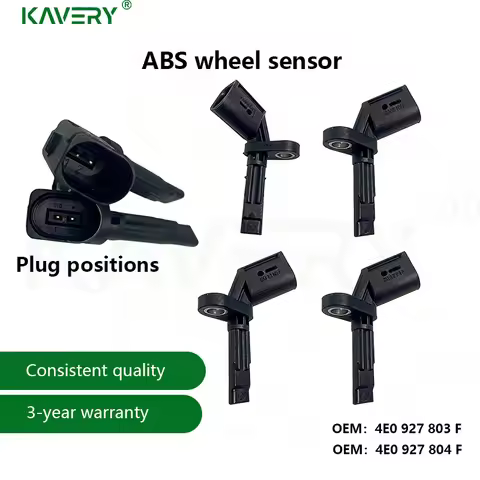For 1pc ABS Wheel Speed Sensor 4E0927804F 4E0927803F 4E0927804D 4E0927803D For A4 A5 A6 A7 A8 Q5 R8 