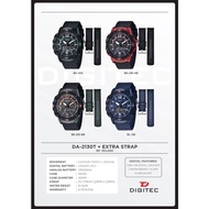 PRIA Digitec DA 2130T Men's Watches plus A Double time Canvas strap