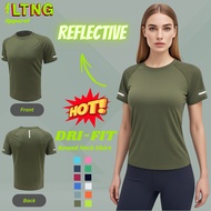 Jogging Shirt for Woman Gym Shirt Dri Fit T Shirt for Women Plain Drifit Shirt Yoga Tops Army Green