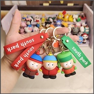 South Park Keychain cute bag pendant Creative couple doll key ring