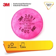 3M™ Particulate Filter 2091, P100, (2pcs/pack)