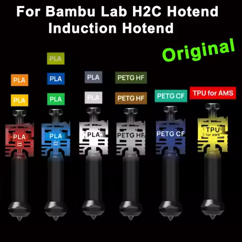 Original For Bambu Lab H2C Induction Hotend Standard Flow & High Flow Hotend H2C Hotend Fast Heating