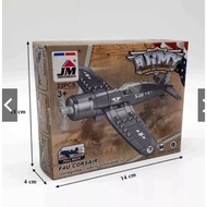 WW2 F4U CORSAIR DAUNTLESS POLIKARPOV FIGHTER JUNKERS Building Block Toys military combat plane