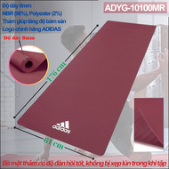 Thảm Tập Yoga Fitness Chính Hãng ADIDAS ADYG-10100 - Thảm Tập Tăng Độ Bám Tay Dày 8mm Độ Êm Cao