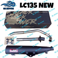 AHM LC135 New 4 Speed 5 Speed LC 4S 5S Racing Exhaust 32mm Max Flow Standard Cutting STD Cuting Ekzos Ezos Yamaha