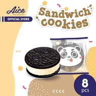 AICE Ice Cream Sandwich Cookies Panda 45ml Es Krim isi 8 pcs eskrim