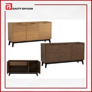 MALTON Sideboard Cabinet Chest Drawer Display Cabinet Almari Hiasan Ruang Tamu Almari Pinggan Mangkuk Kabinet Dapur 橱柜