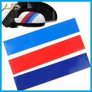 LJF 1/3/5 Sets Personalized Car Decoration PVC M Stripe Color Grill Stier For 1 3 5 X1 X3 X5 Series 