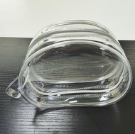 Transparent Nubra Bag Bra Keeper Beg Baju Dalam Bag Zipper Lingerie Storage Pouch 透明胸贴收纳盒胸罩包装拉链包包