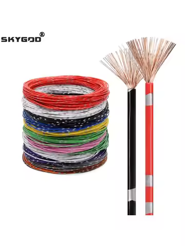2~50m AVSS Car Wire PVC Insulation OFC Pure Copper 0.3 0.5 0.85 1.25 2.0 2.5mm² DIY Power Cord Line 