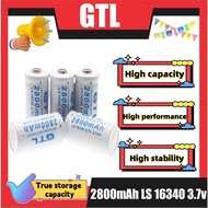 2-10pcs GTL 3.7V 2800mAh Lithium Li-ion 16340 Battery CR123A Rechargeable Batteries 3.7V CR123 COD