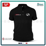 Polo T Shirt Sulam Perodua Alza Advance Baju ACM Club MPV Myvi Axia Bezza Baju Lelaki Cotton Fashion
