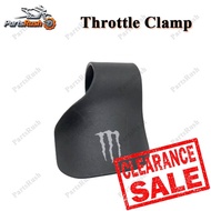 UNIVERSAL MOTORCYCLE THROTTLE CLAMP THROTTLE BOASTER HANDLE CLIP BLACK