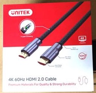 全新Unitek 4k HDMI 2.0 10m訊號線