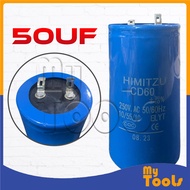 Mytools Capacitor CD60 Round (Blue) 250VAC 50/60Hz Motor Fan Starter 50uf 75uf 100uf 150uf 250uf Kap