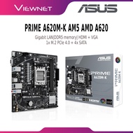 ASUS PRIME A620M-K AM5 AMD A620 mATX Motherboard DDR5 PCIe 4.0 M.2 HDMI VGA LAN Gaming Board