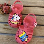 Children's Sandals 2023 New Soft Sole Children's Baotou Jelly Shoes for Boys and Girls Crystal Shoes Lightweight Brazilian Plastic Shoes