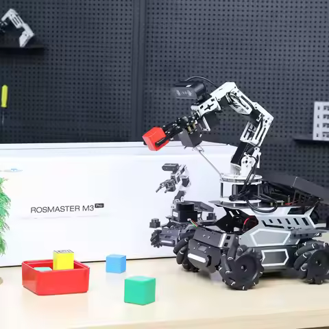 Yahboom ROSMASTER M3 PRO AI ROS2 Robot Electronic Kit Smart Car Programming 3D Depth Vision Dual LiD