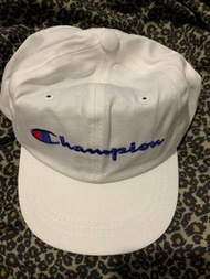 kid 二手 古著 Champion  韓製 兒童  白 老帽 棒球帽  cap