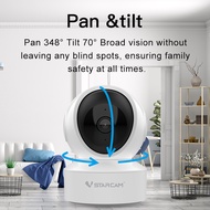 【Worth-Buy】 Vstarcam 3mp Wifi Ip Camera Hd Indoor Camera Surveillance Security Night Vision Ai Human Detection Audio Baby Camera