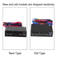 viviwins 5.25inch Media Dashboard Multi Function USB 3.0 Hub TF M2 SD MS Card Reader Desktop Front I