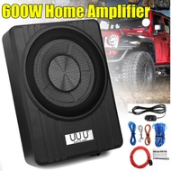 600W High Power Car Audio 10 Inch Ultra Thin Subwoofer 12V Pure Bass Portable Car Speaker 34.5*26*6.