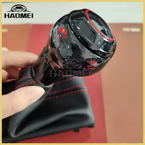 Shift Gear Knob, Suitable For Automatic Shift Lever Of Audi A4 S4 RS4 A5 A6 A7 Golf 6 7, With Dust C