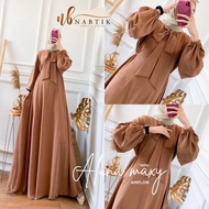 GAMIS CRINKLE AIRFLOW TERBARU DAN TERMEWAH GAMIS PUTIH ALUNA TERLARIS SAAT INI 2023