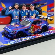 Verstappen Red Bull Mercedes-Benz AMG GTS model car 1/64 scale