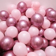 Chrome Latex Balloon and Macaron Latex Balloon Package (Contents 30 pcs)