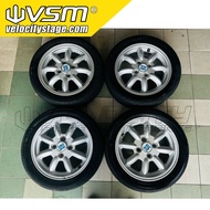 Kelisa Gino L7 Minilite Sport Rim 14 Inch 4H PCD100 4.5JJ Off+45
