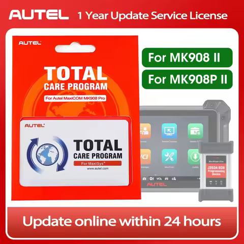 Autel MaxiCOM MK908 II 1 Year Software Update Service Autel MK908Pro II Scanner Annual Subscription 
