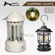 Battery Type LED Light Hiking Light Camping Light Outdoor Vintage lamp Lampu Khemah Room Light Campi