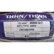4/7 (22mm2) THHN Stranded Wire #4 Stranded Electrical Wire Per Meter