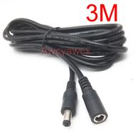 AC DC 5V 6V 9V 12V adapter supply 5.5mm x 2.1mm Power Extension Cable 3M 300cm 9FT CCTV LED LCD DC J