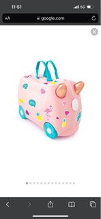 (中環出讓)Trunki 小朋友行李箱-別注版