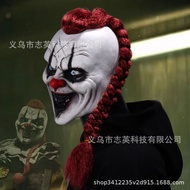 Rambut palsu Call of Duty Baharu Topeng Badut Jalinan Panjang Tudung Kepala Badut Seram Kostum Pesta