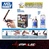 Mr Hobby Airbrush System for Gundam Marker / Mr.Air Super 190 / 420  / GMA01 / PA148 / PA200