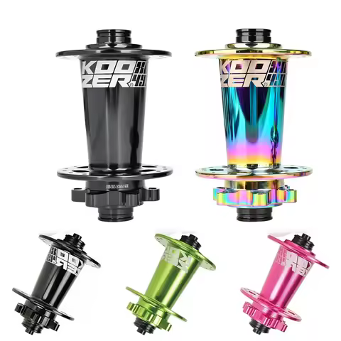 Koozer XM490 pro Front Mtb hubs k7 cube 5x100mm QR 9x100mm TA 15x100mm Thru Axle 24 28 32 36 Holes 2