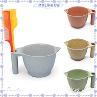 MOLIHMY Coloring Mixing Dye Bowl, Large Capacity Styling Accessories Hair Dying Container,  Wheat St