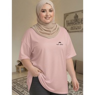 2S259 T Shirt Baju Perempuan Style Tshirt Woman XL-5XL   Wanita Women Clothes Korean Style Plus Size