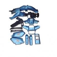 { Tặng Tem } Bộ Dàn áo xe dream ll - dream 2 màu Xanh Ngọc- nhựa trắng cao cấp