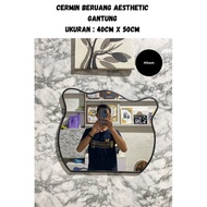 Aesthetic BearCermin Minimalist wall mirror/ Aesthetic mirror/
