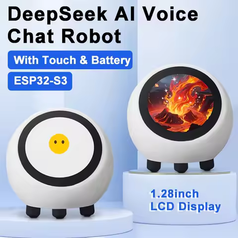 DeepSeek AI Voice Chat Robot with Battery 1.28-inch LCD Display ESP32-S3 Development Board N16R8 Ele