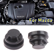 【SEBG】 2Pcs Compatible With Mazda Axela Atenza CX4 CX5 Engine Upper Cover Trim Rubber Grommet Mount Bush Buffer Sleeve Pad Guard Plate Cushion Hot