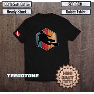 High Quality Scuba Diving Crew Neck T-Shirt Regulator Divers Street Wear 100% Premium Cotton 0826