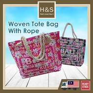 Maldives & Bali Souvenier Bag New Woman Shopping Bag Tote Bag Tuition Bag BAG Beg Kanvas Beg Tuisyen