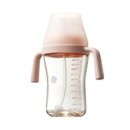 Bc babycare Sippy Cup Learner for 6+ Month Old with Nipples & Handles, Spill Proof Sippy Cup, Weight