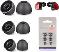 Replacement Ear Tips for Noble Fokus Amadeus – 3 Pairs Silicone Earbuds Tips (S/M/L), Soft Anti-Slip